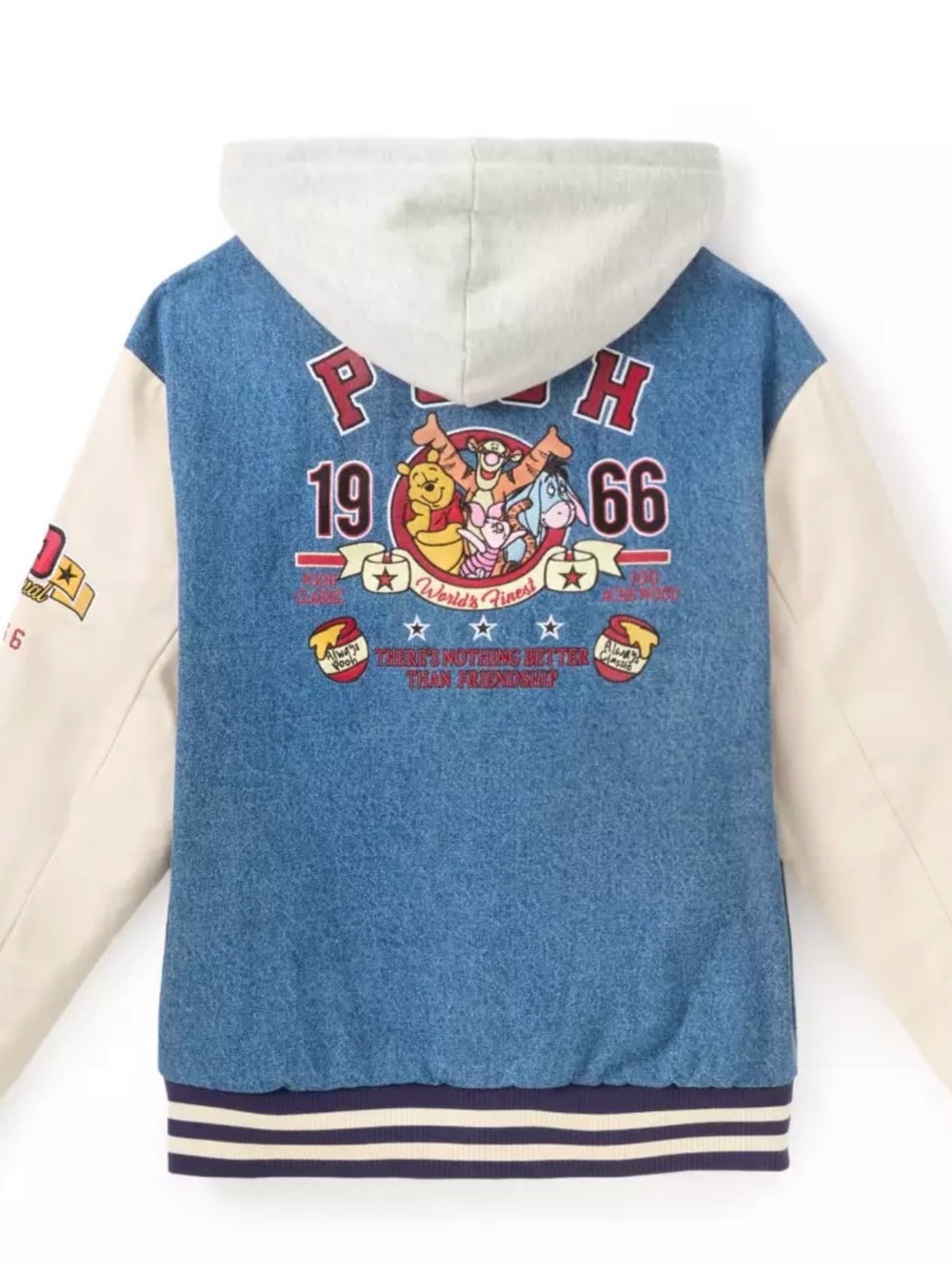 Winnie the Pooh and Pals Varsity Jacket for Adults NWT Small